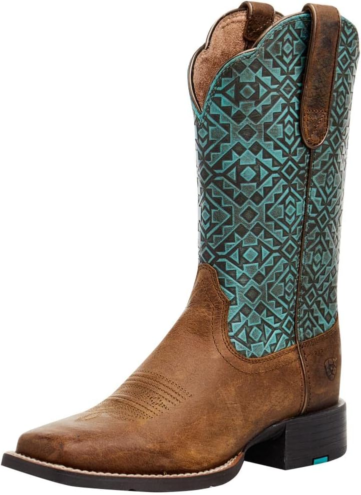 

Мужские вестерн-ботинки ARIAT Heritage Roper, бирюзовый