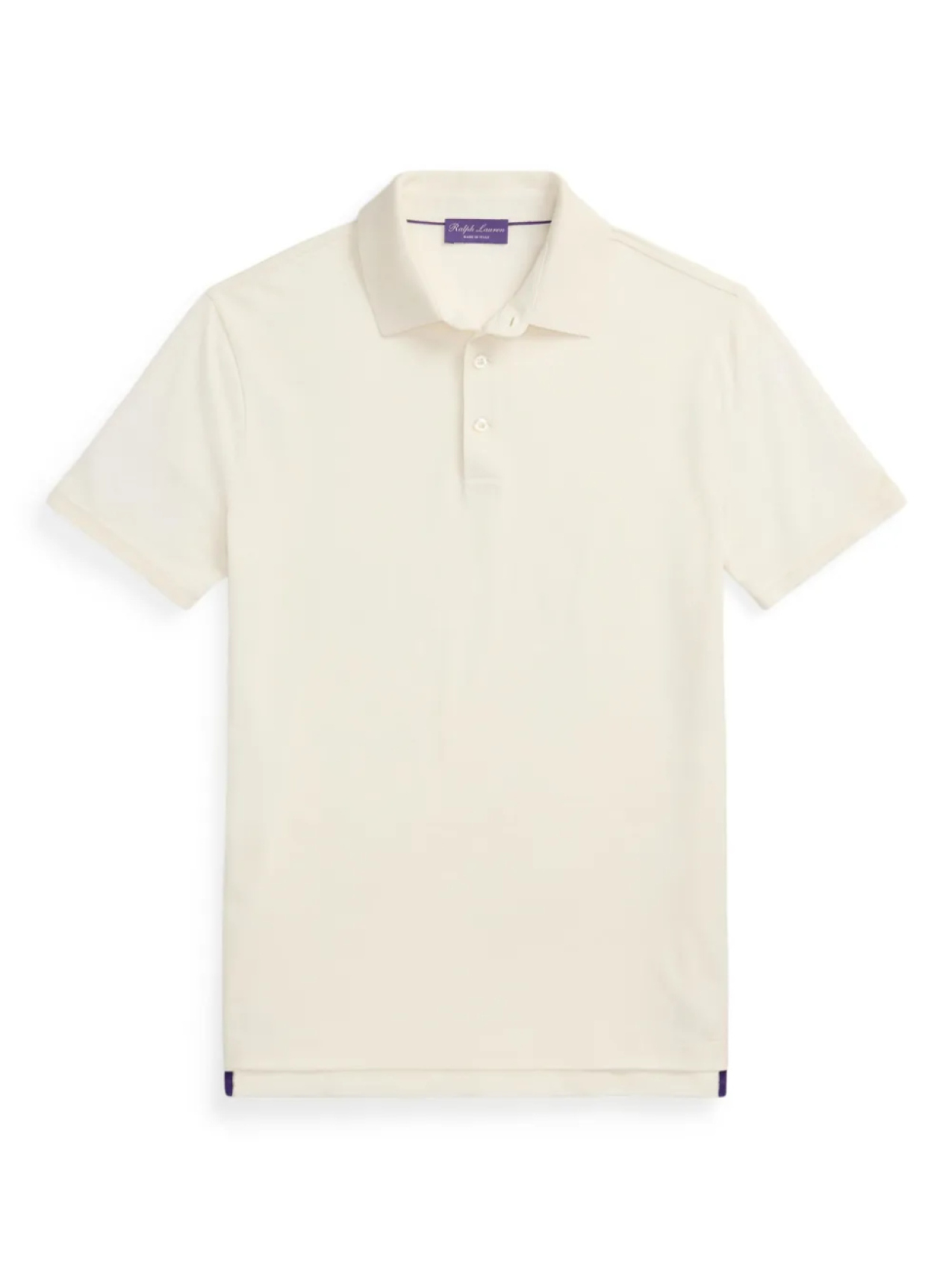 

Рубашка поло из ткани пике Ralph Lauren Purple Label, белый