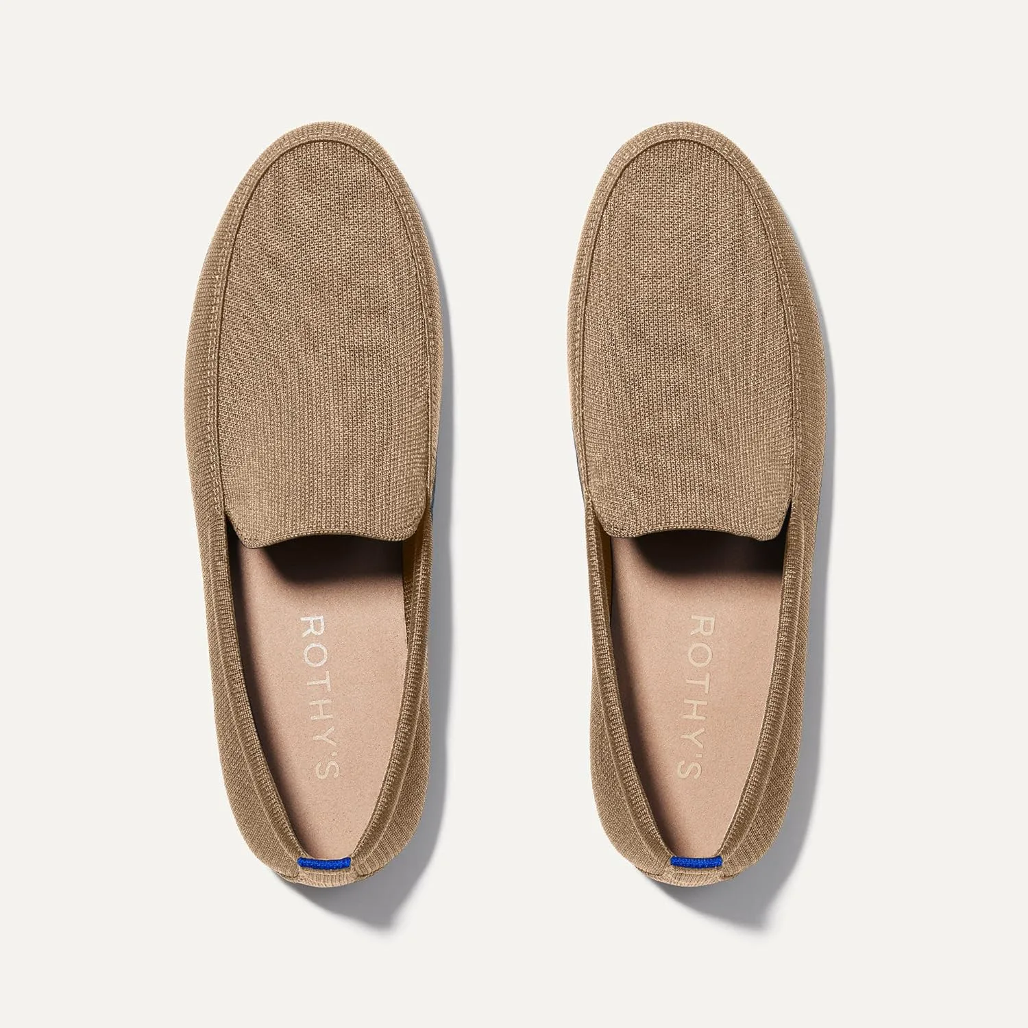 Мужские слипоны Rothy's The Ravello Loafer, повседневные лоферы, изготовленные из переработанных пластиковых бутылок, можно стирать в машине, коричневый — фото 4