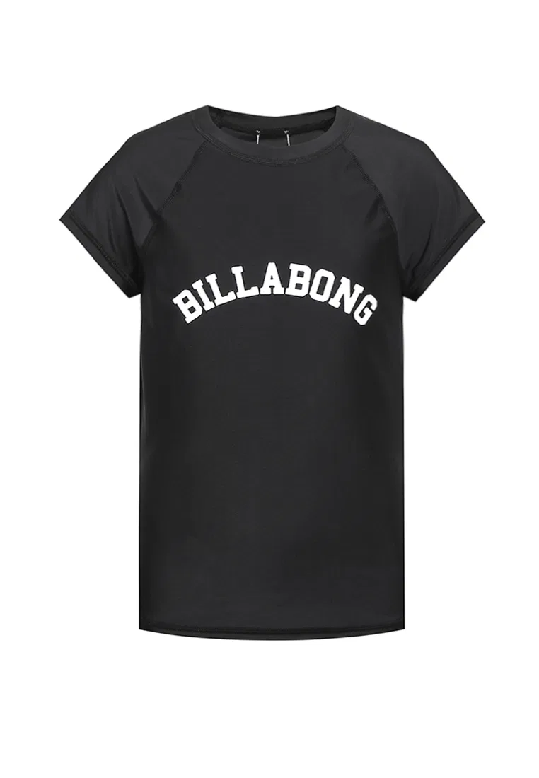 Детская спортивная футболка с защитой от солнца, Daylight Billabong, черный