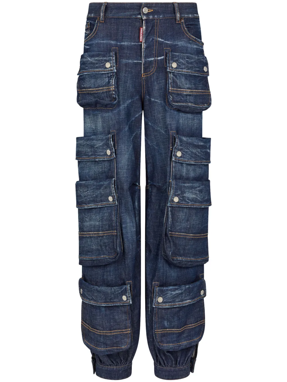 

Зауженные джинсы карго DSQUARED2, синий
