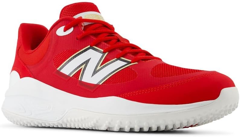 Мужские бейсбольные кроссовки New Balance Fresh Foam 3000 V7 Turf-Trainer, Team Red/White — фото 3