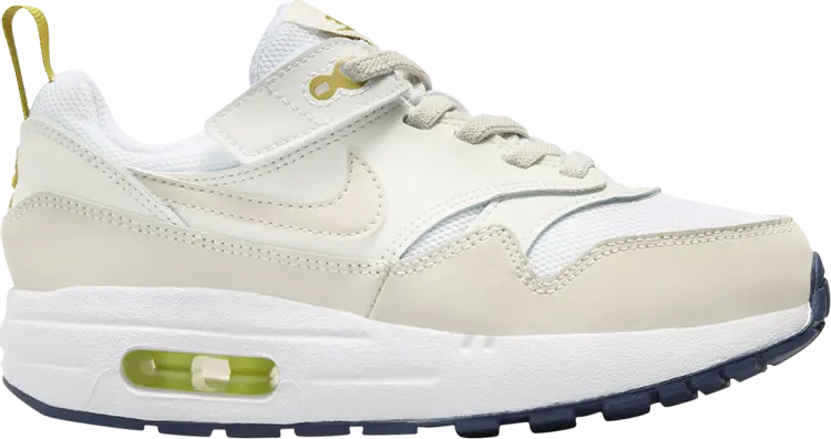 

Кроссовки Air Max 1 EasyOn PS 'White Light Orewood Brown', белый