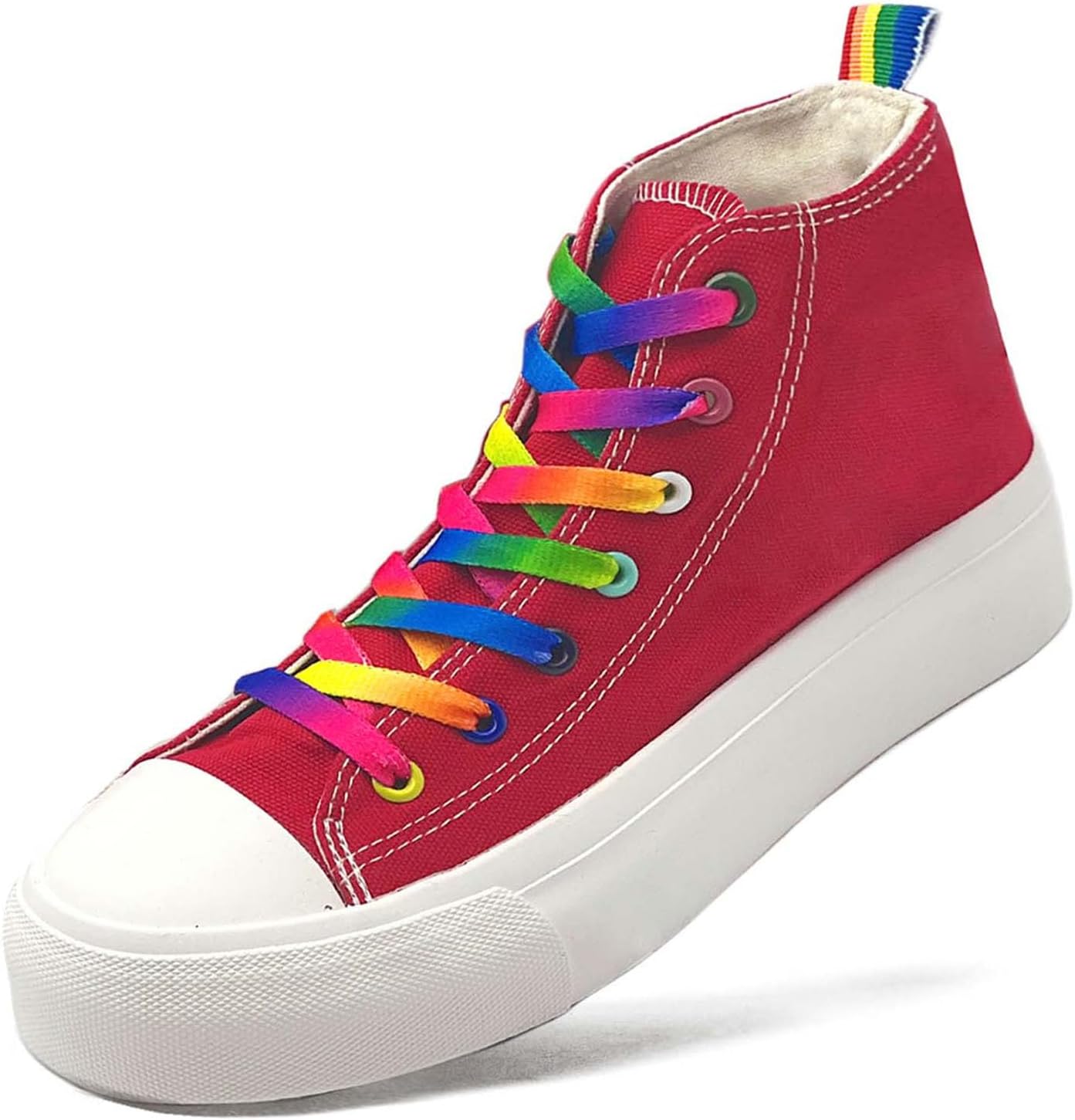 

Женские кеды на платформе из холщовой ткани, мужские высокие классические кеды из холща, повседневные кроссовки, удобные модные кроссовки на шнуровке Xraehni, красный