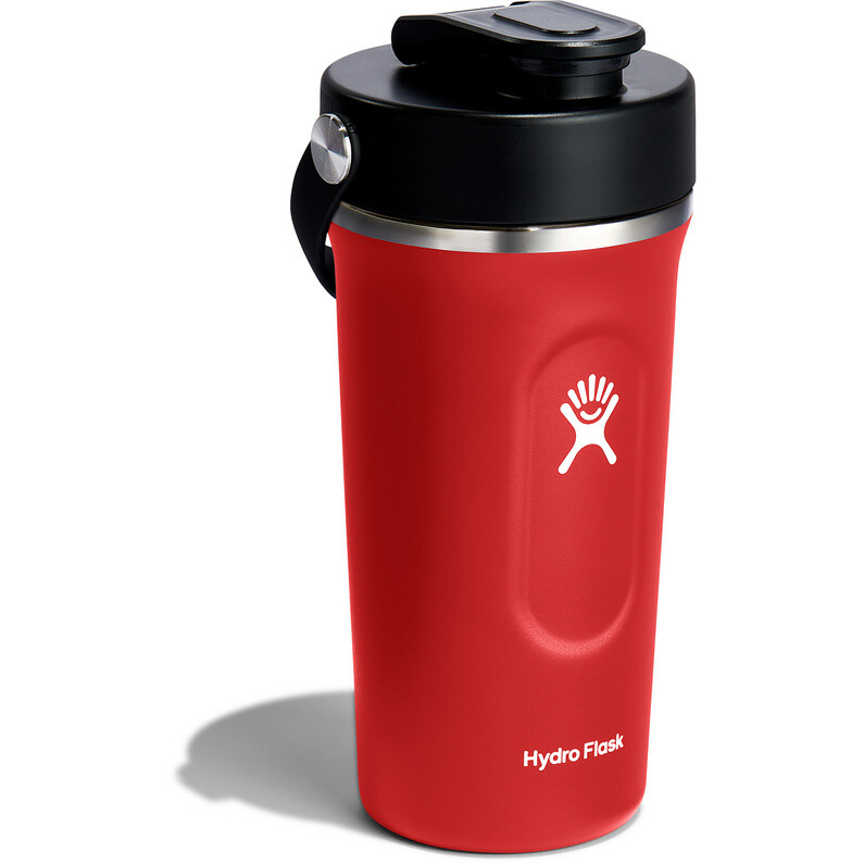 

Изолированная бутылка-шейкер на 24 унции Hydro Flask, красный