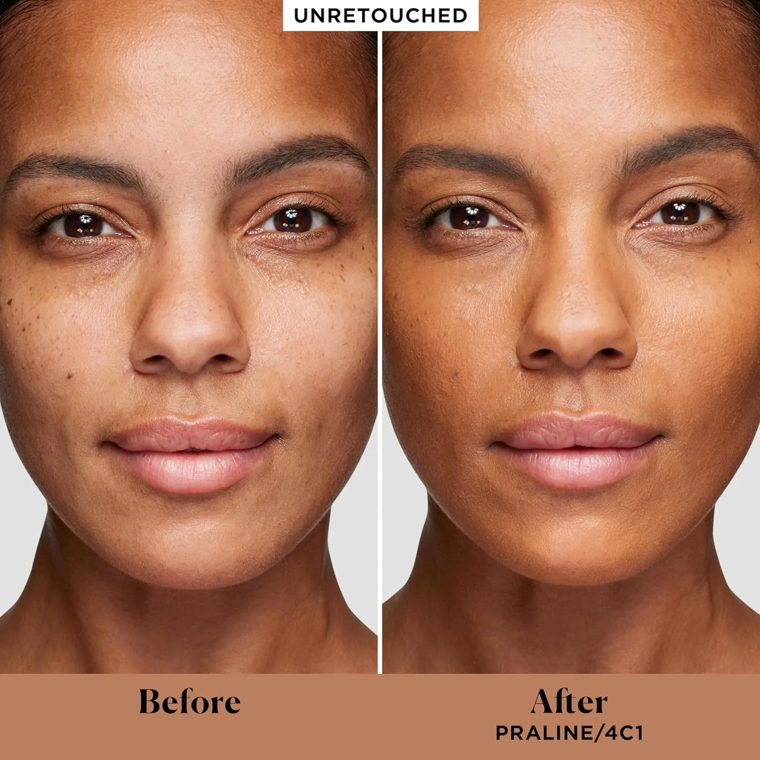 Водостойкая, невесомая тональная основа Real Flawless Weightless Perfecting Waterproof Foundation, среднее покрытие, возможность наслаивания, стойкость до 12 часов, некомедогенная, 28 г. Laura Mercier, 4C1 Praline - medium with cool undertones (... — фото 2