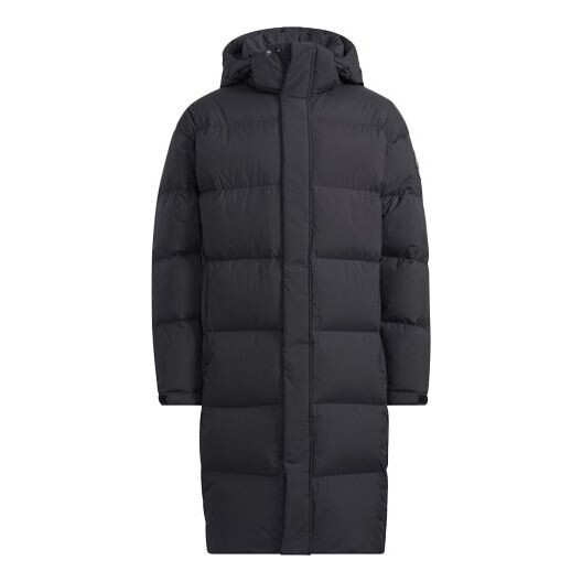 

Пуховик adidas Unisex Gd Puffy Lg Co Hooded Down Jacket Black, мультиколор