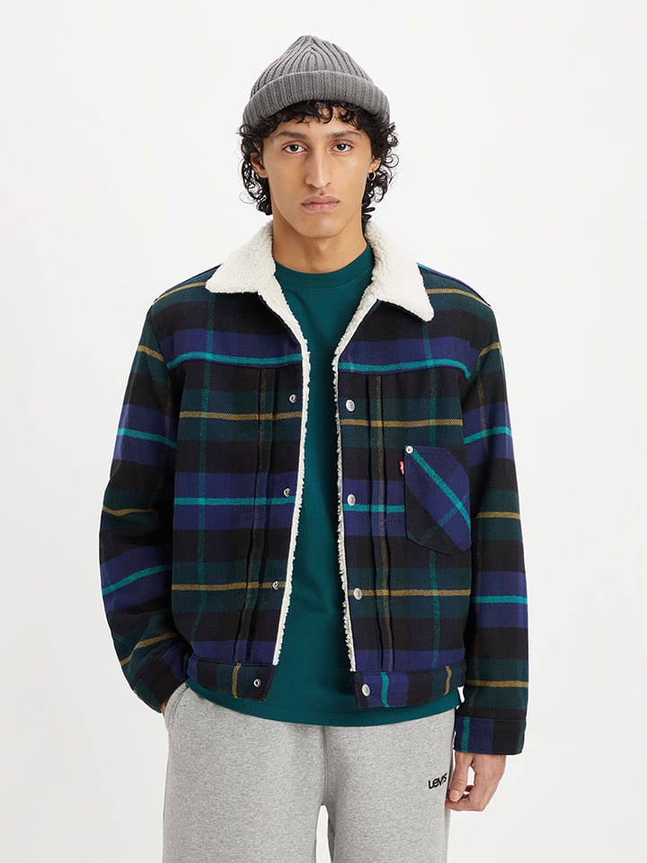 

Переходная куртка Levi´s Hemdjacke, цвет Blau/Schwarz