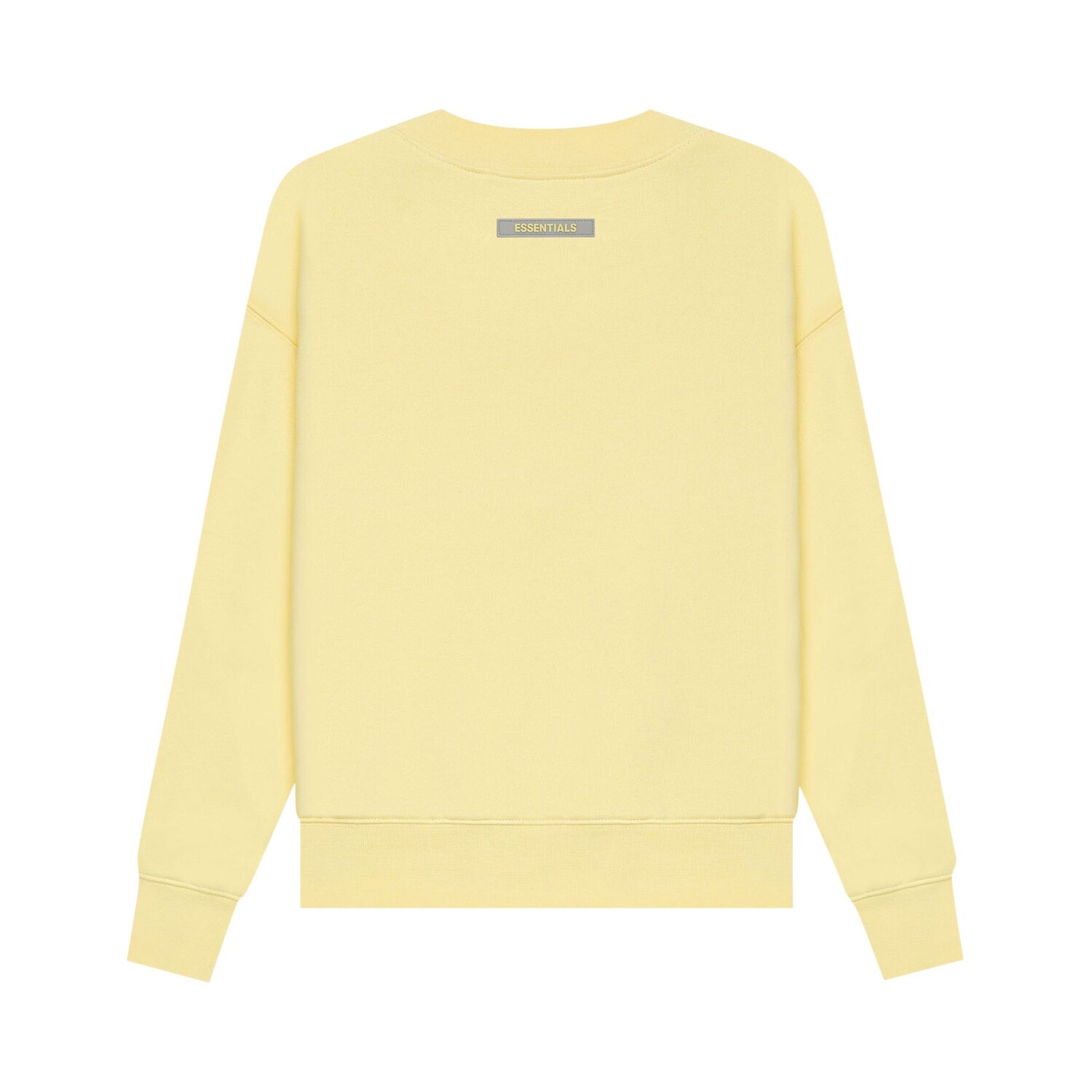 Детский пуловер с круглым вырезом Fear of God Essentials, цвет Лимонад — фото 2