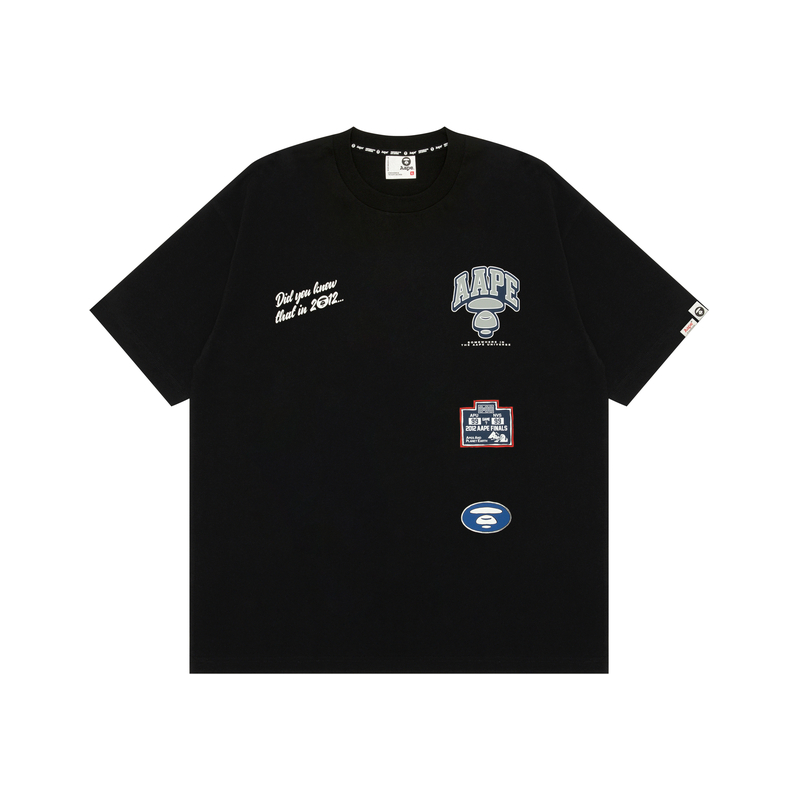 

Хлопковая футболка с логотипом Aape, Black BKX