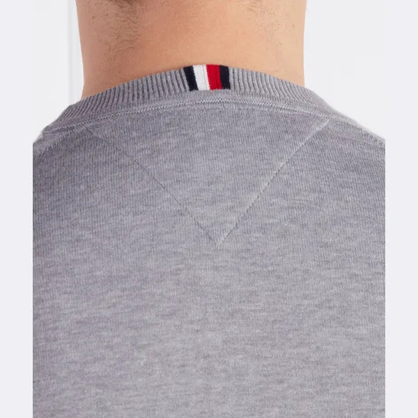 Свитер 1997-го года с круглым вырезом стандартной посадки Tommy Hilfiger, серый — фото 4