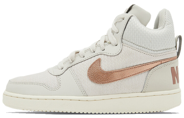 Кроссовки Nike Court Borough Mid Premium Light Bone Metallic Red Bronze Women's
