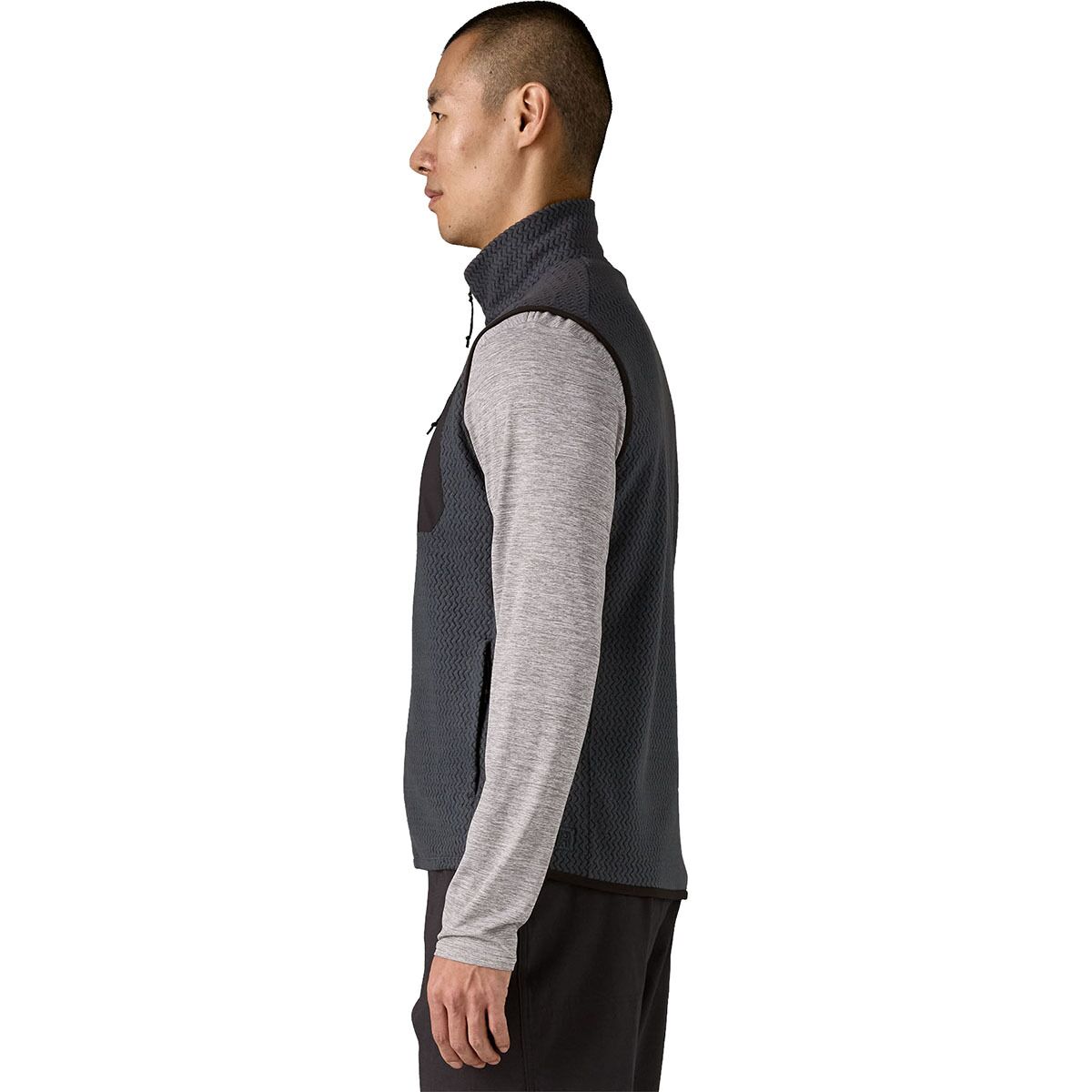 Жилет R1 Air Patagonia, цвет smolder blue — фото 3