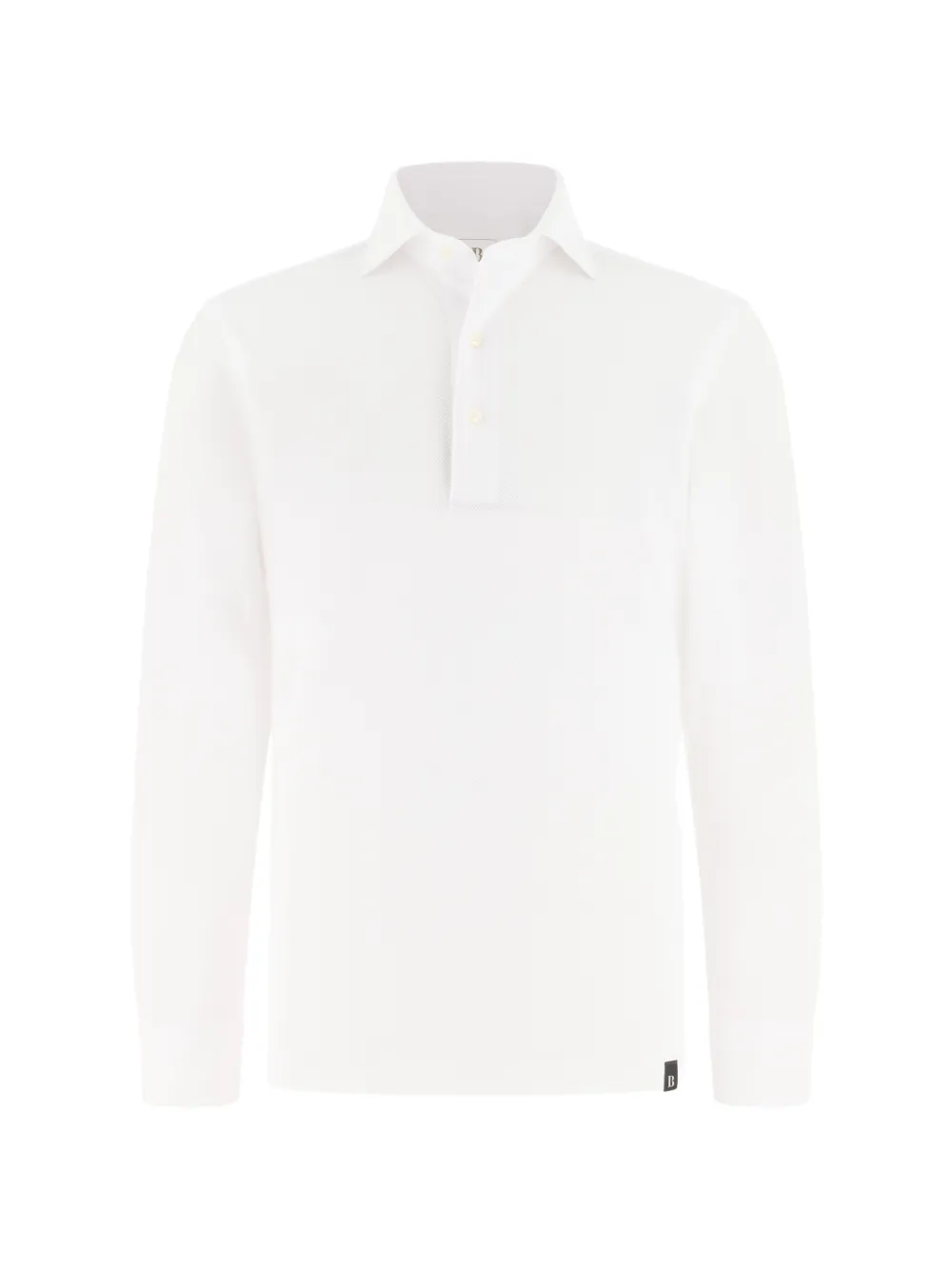 

Рубашка-поло из джерси на пуговицах Boggi Milano, белый