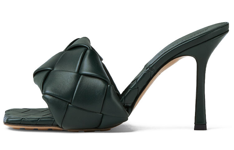 

Туфли женские Bottega Veneta Lido High Heels, темно-зеленый