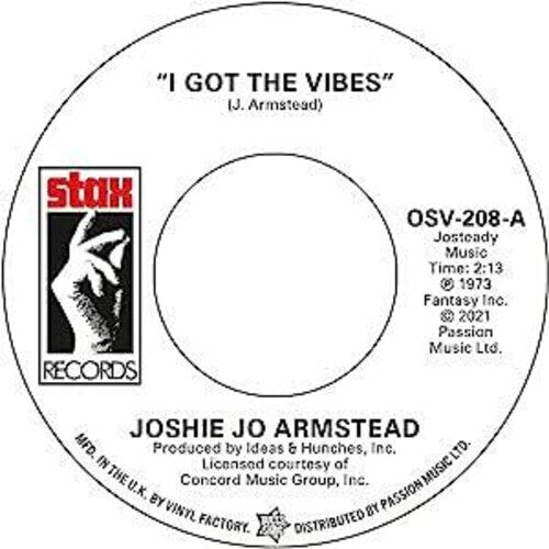 

Сингл 7" Armstead, Josie Jo: Got The Vibes / I'll Never Stop Loving You