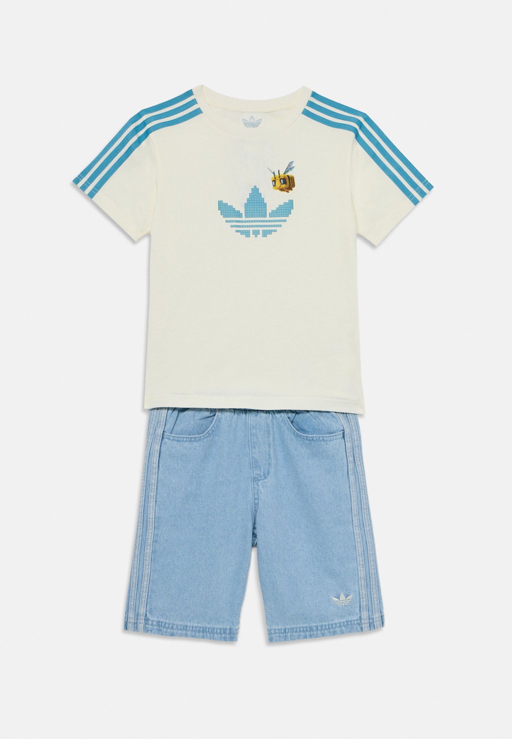 

Футболка с принтом MINECRAFT UNISEX SET Adidas Originals, слоновая кость
