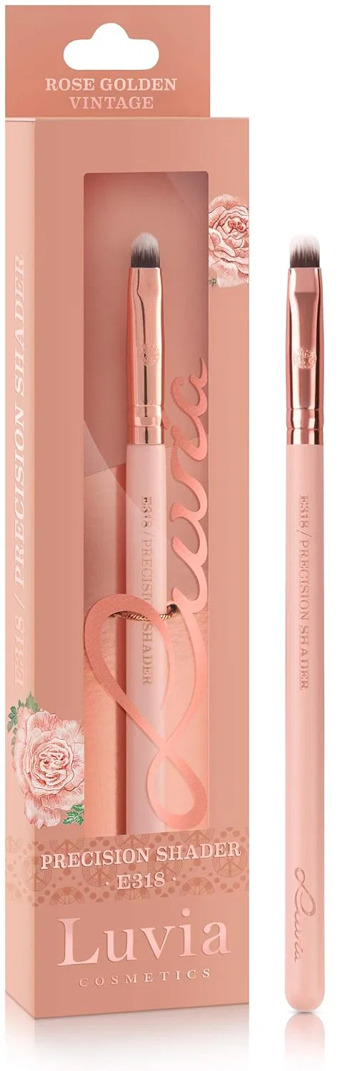 Малая кисть для теней Luvia Essentials Luvia Cosmetics, Nude/Rose Gold