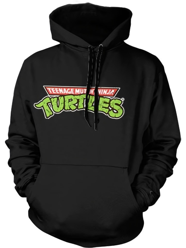 

Teenage Mutant Ninja Turtles Худи «Classic Logo Big Tall Hoodie» черного цвета