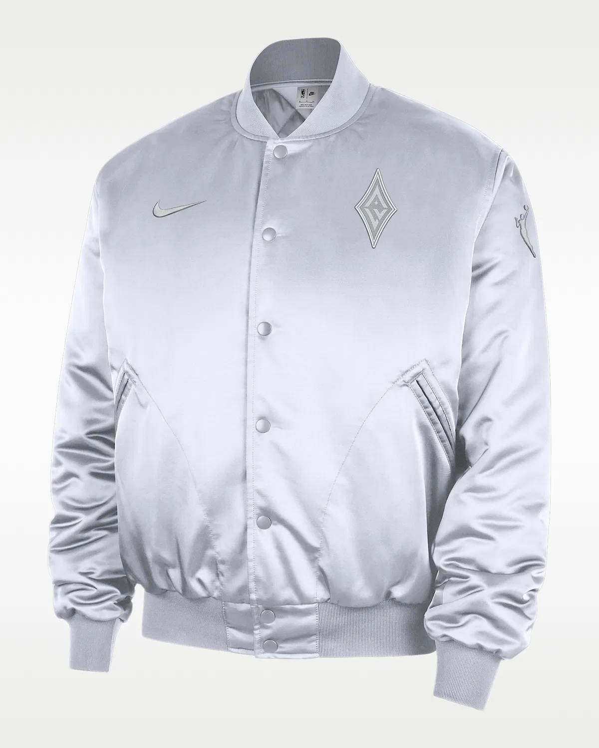 Куртка баскетбольная WNBA Game Las Vegas Aces, White/Metallic Silver