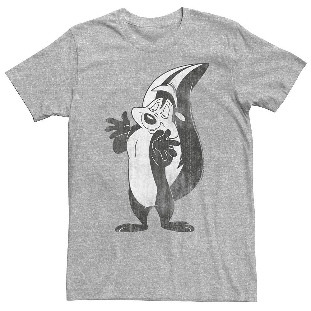 

Мужская футболка с рисунком в стиле Looney Tunes Pepe Le Pew Licensed Character, цвет Athletic Heather