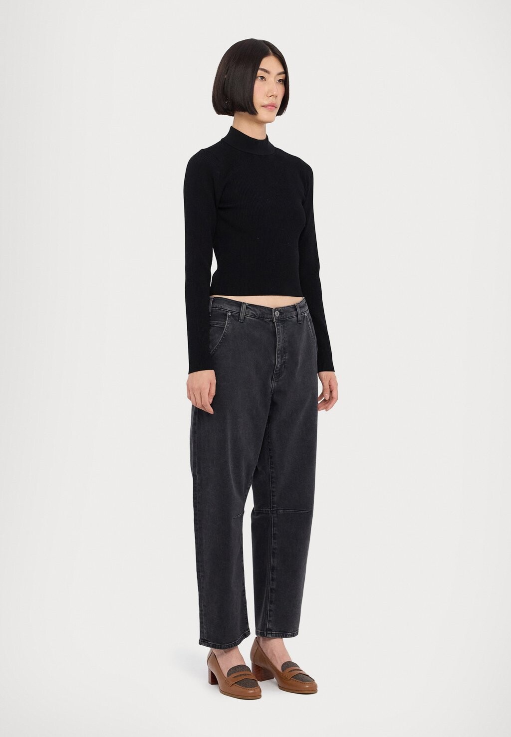

Джинсы свободного кроя AMSTERDAM AG Jeans, черный деним