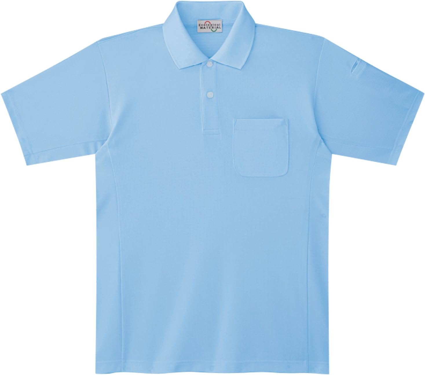 

Футболка-поло Midori Anzen Verdexel PS10 с коротким рукавом, унисекс, антистатическая, сертифицирована Eco Mark, хорошо драпируется, впитывает пот, быстро сохнет, не мнется, серия Top, синий