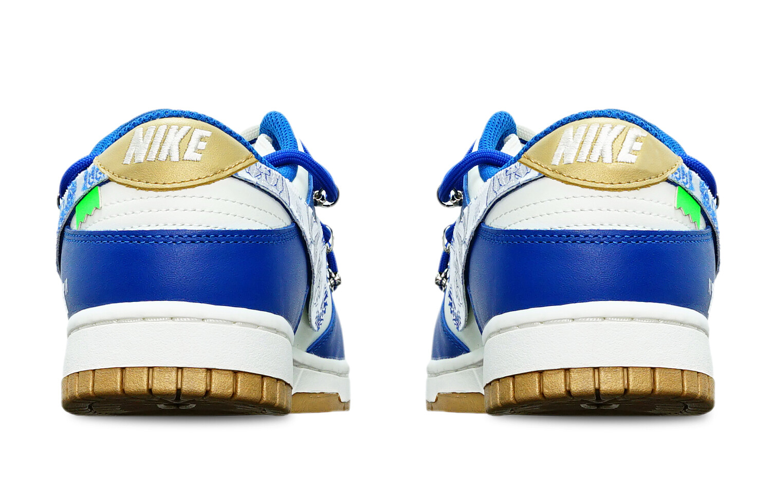 

Женские кроссовки для скейтбординга Nike Dunk, Blue and white porcelain blue dragon pattern