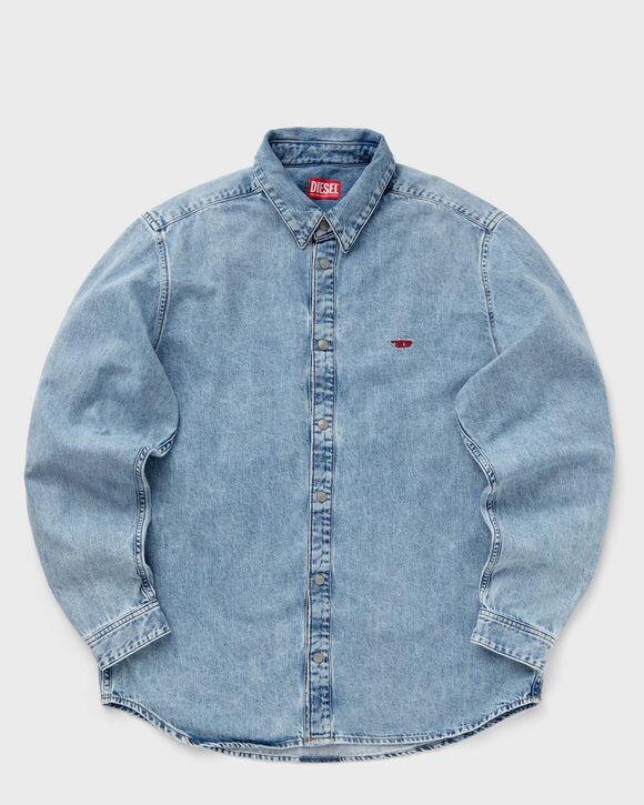 

Рубашка Diesel D-Simply Shirt, цвет blue denim