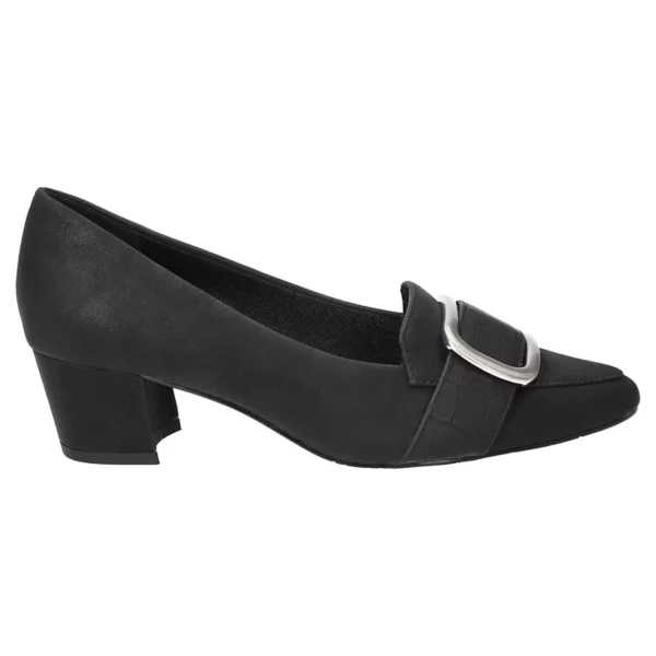 Женские туфли-лодочки Aster с миндалевидным носком Easy Street, цвет black matte — фото 2