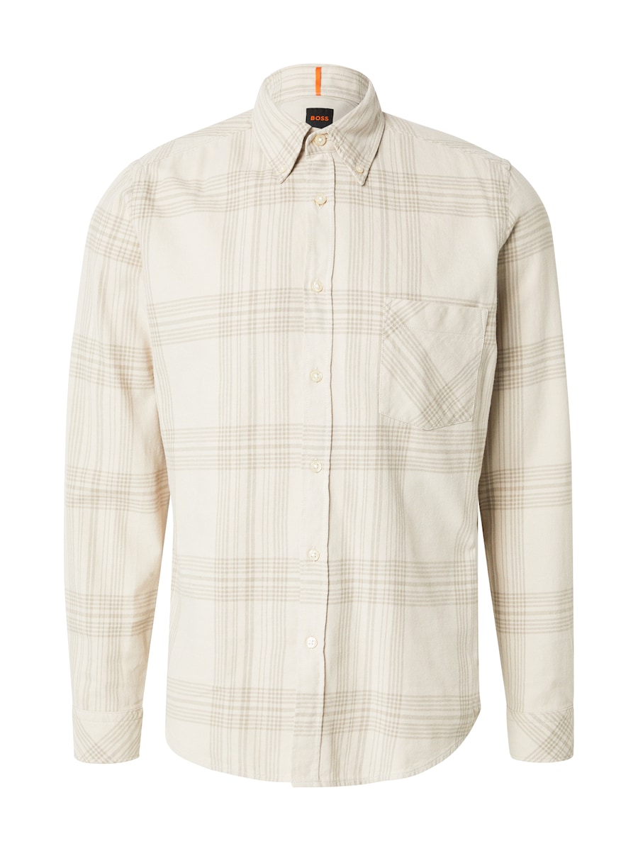 

Рубашка на пуговицах классического кроя BOSS Rickert_M, бежевый/темно-бежевый