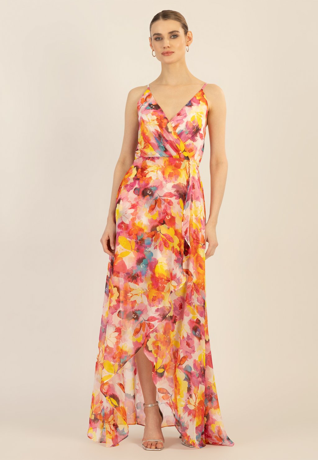 

Платье макси Apart, розовый