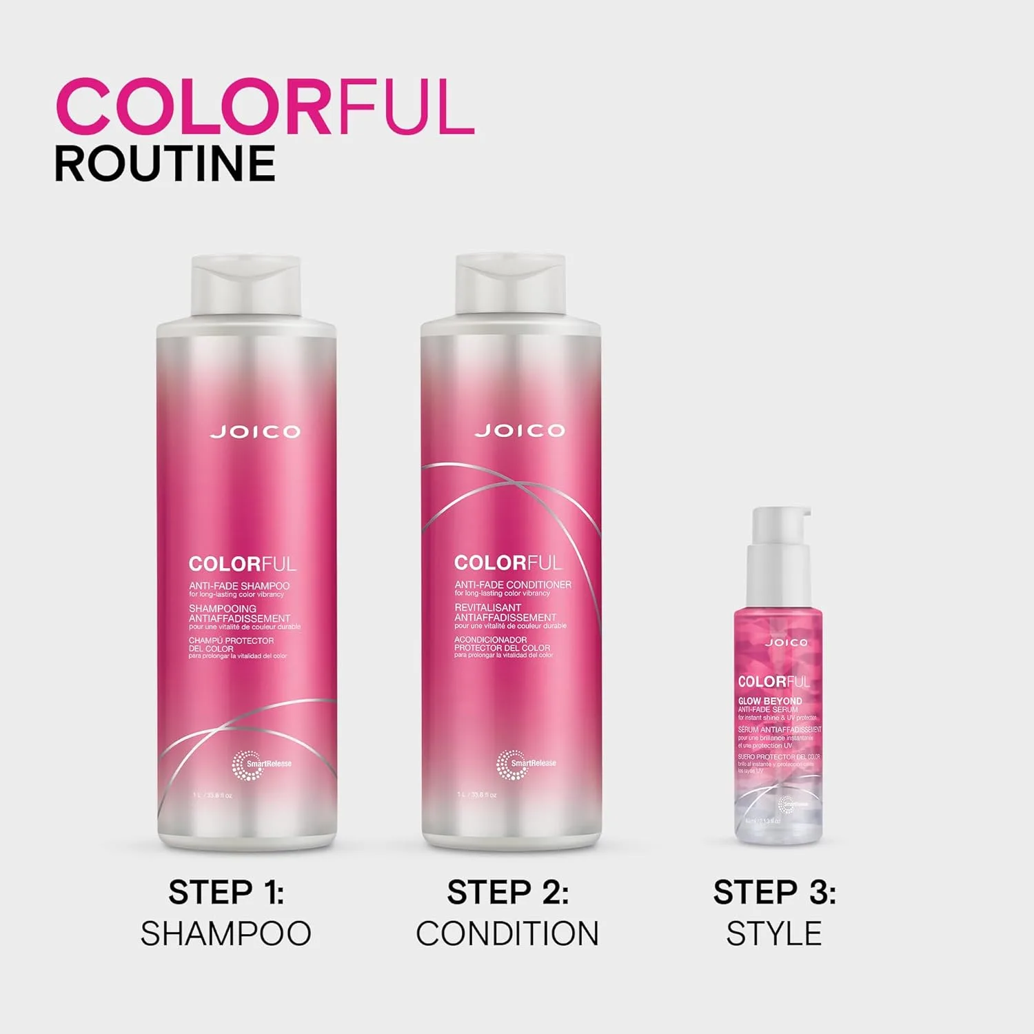 Шампунь Joico Colorful Anti-Fade | Для окрашенных волос | Сохраняет цвет и яркость волос надолго — фото 4