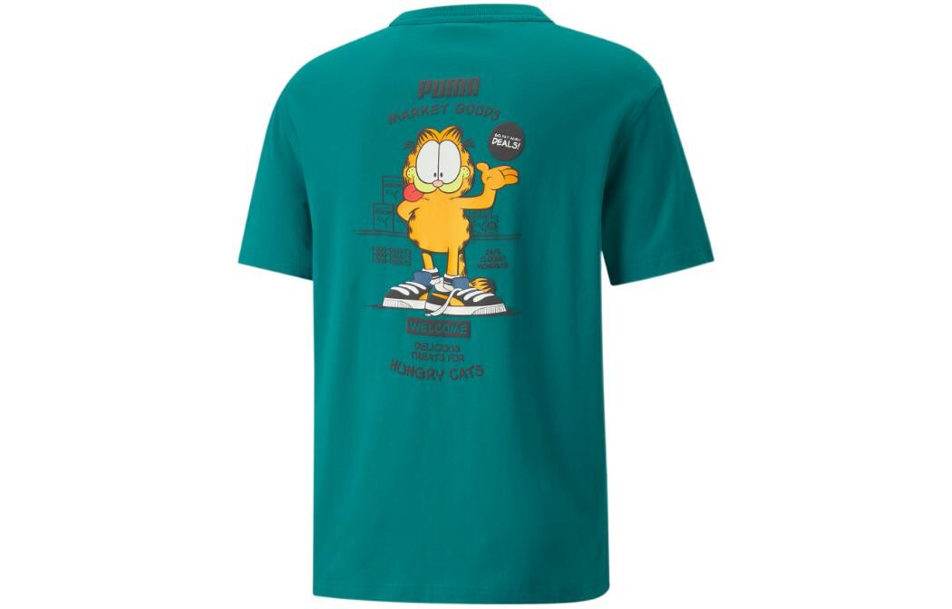 Футболка GARFIELD мужская, цвет зеленый Puma, зеленый — фото 2