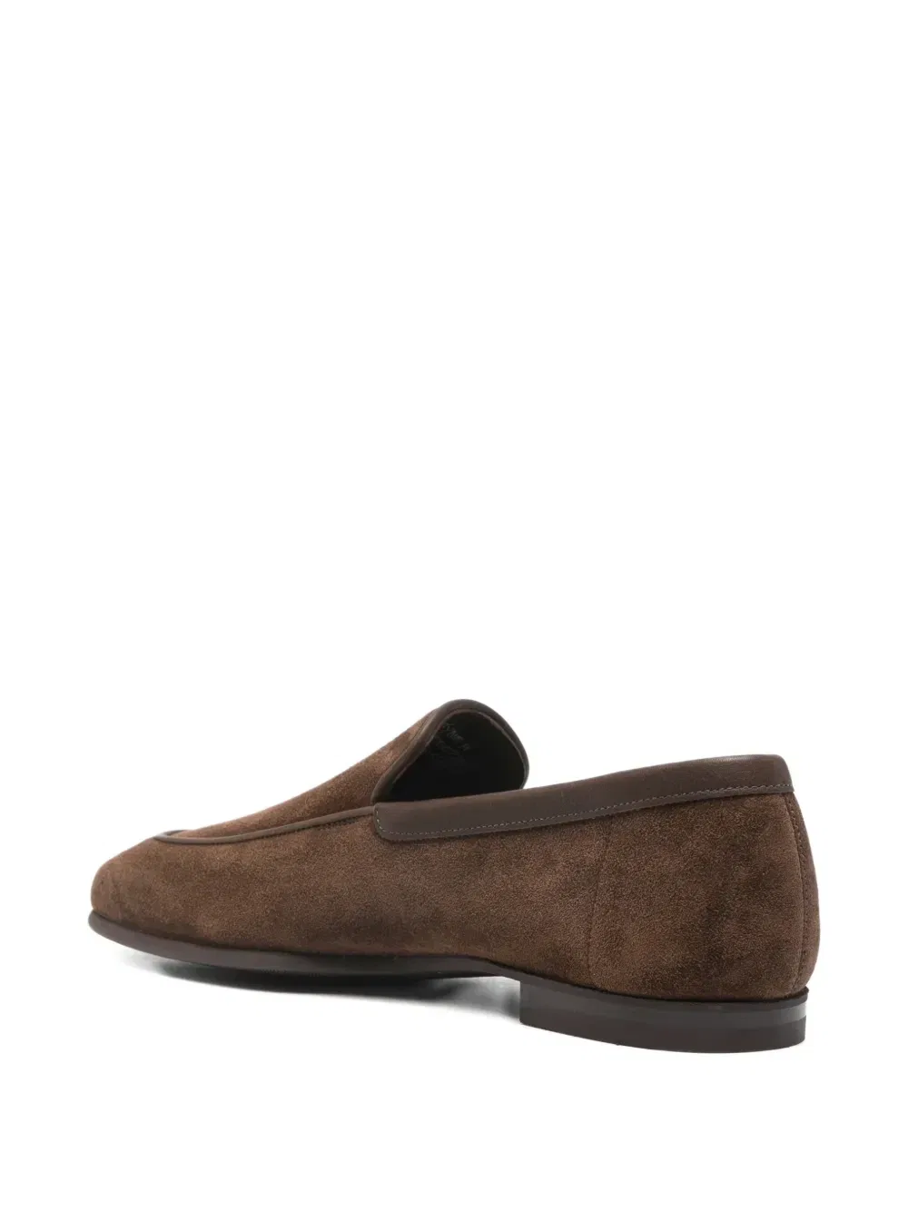 Кожаные лоферы John Lobb, коричневый — фото 3