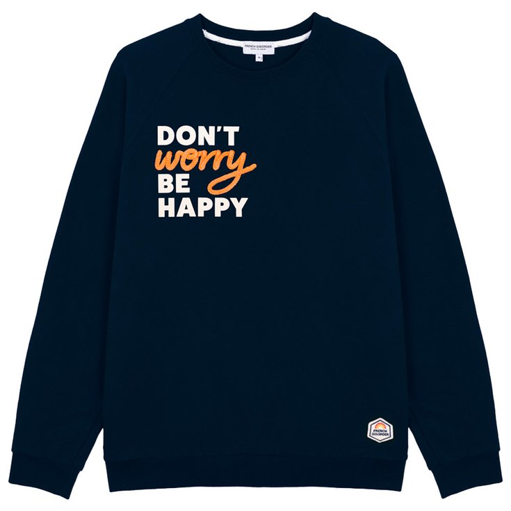 

Толстовка Клайд не волнуйся (трикотин) темно-синий - л French Disorder