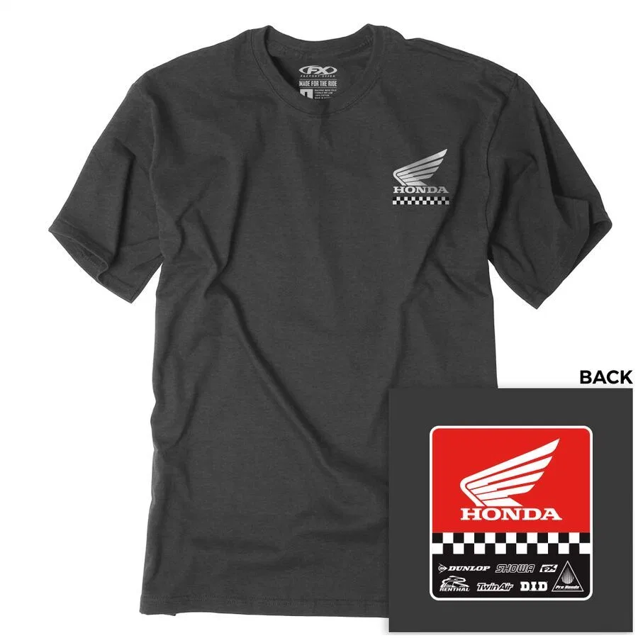 Детская футболка Honda Starting Line Factory Effex, Heather Charcoal
