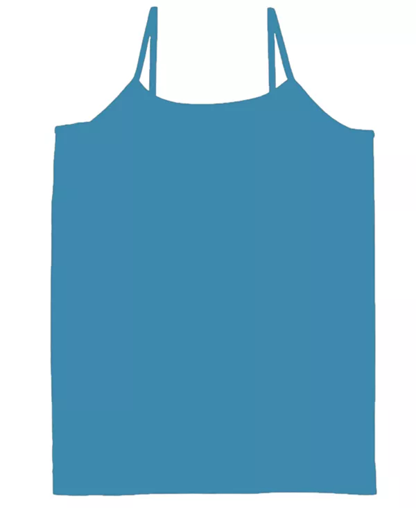 

Однотонная майка (10-14 размер) - для детей постарше Malibu Sugar, синий