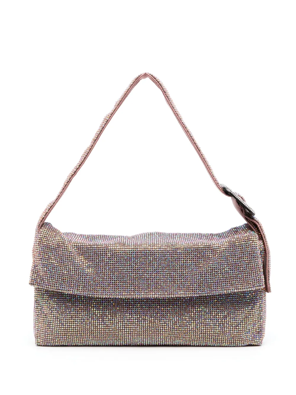 

Сумка на плечо с кристаллами Benedetta Bruzziches, розовый