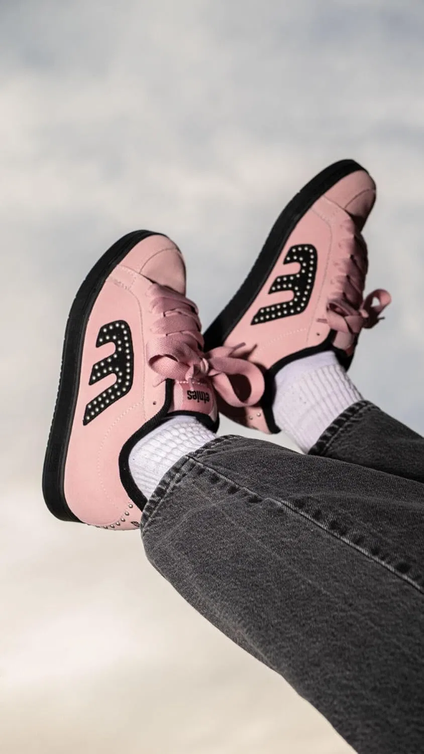 Мужские кроссовки Etnies 4101000261 - обувь для скейтборда, Pink Black — фото 3
