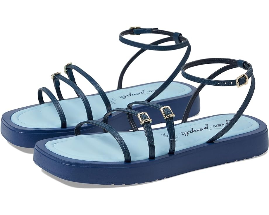 

Сандалии Free People Fionna Strappy Platform, цвет Oasis Teal