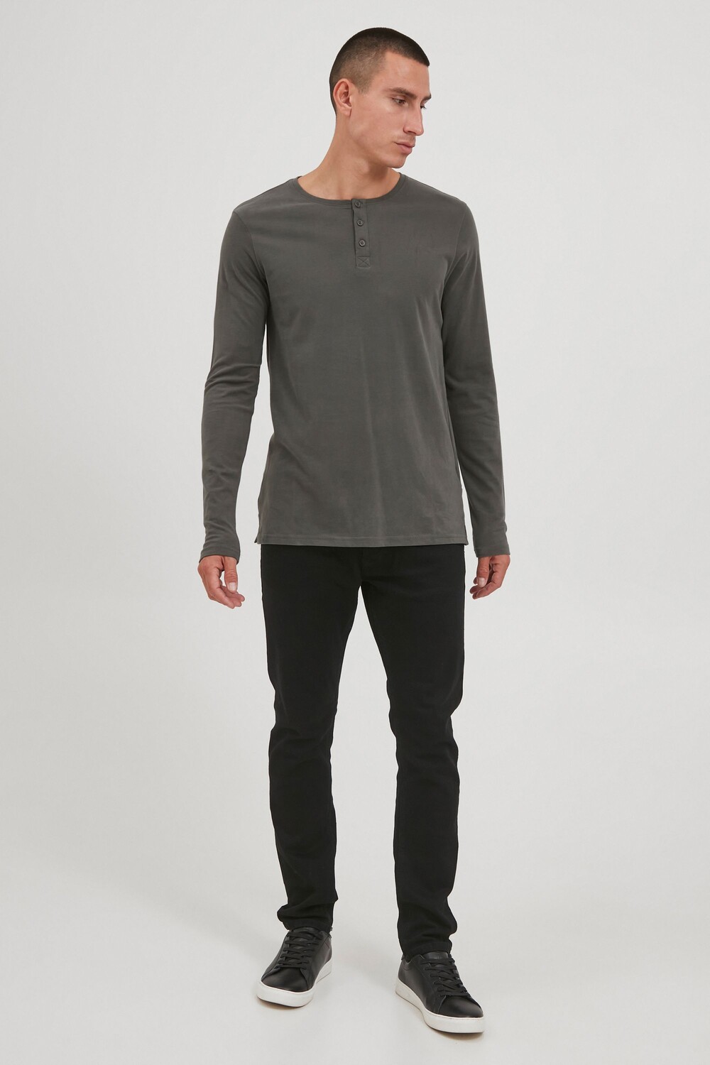

Лонгслив !SOLID Langarmshirt, серый