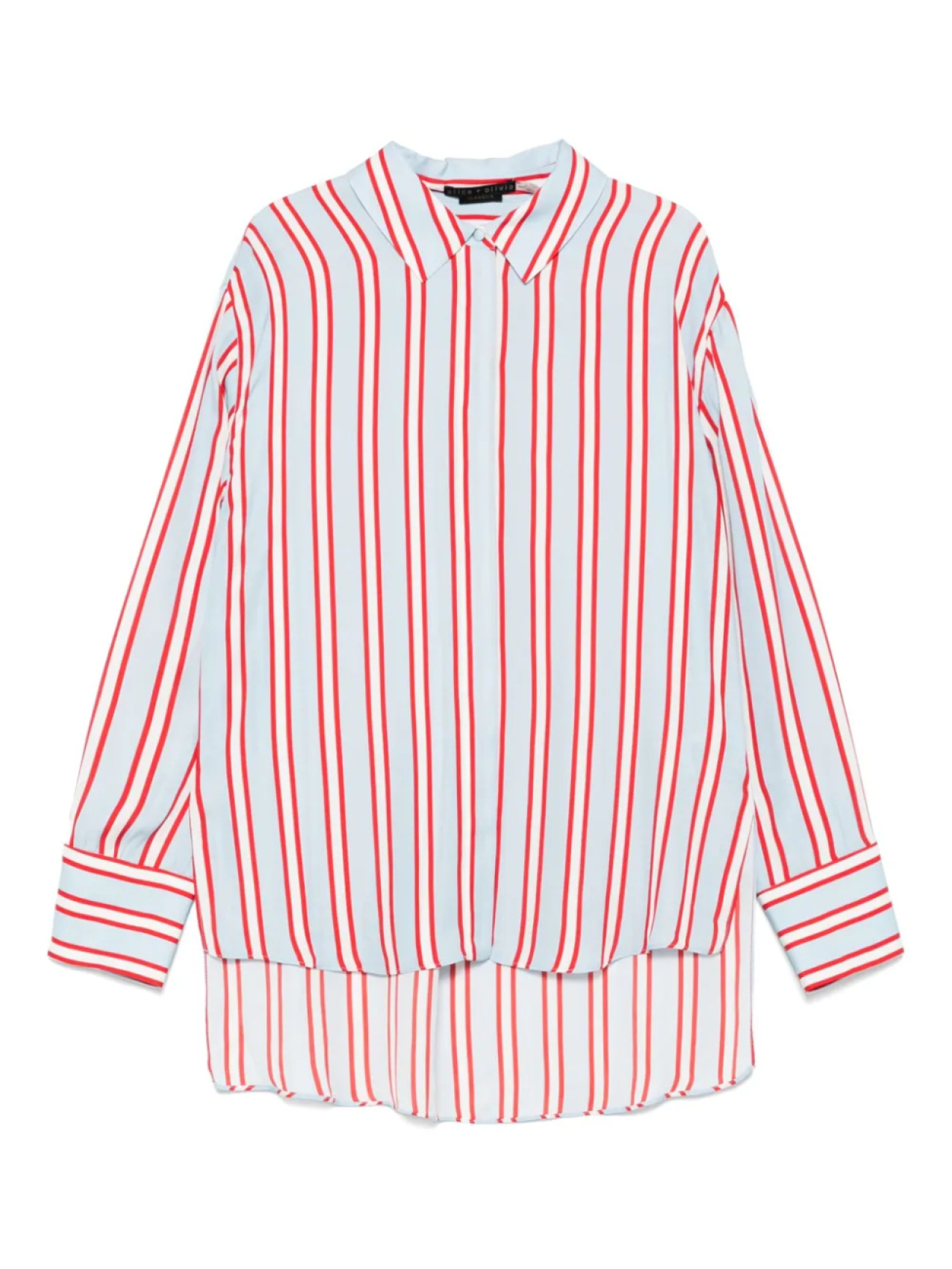 

Полосатая рубашка Alice + olivia, синий