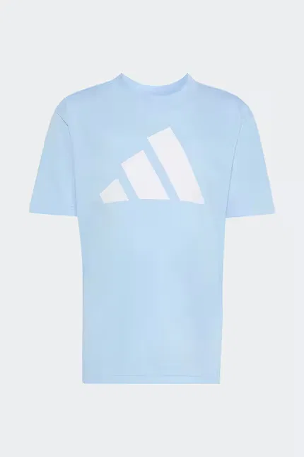 Футболка хлопковая с коротким рукавом Adidas, синий — фото 2