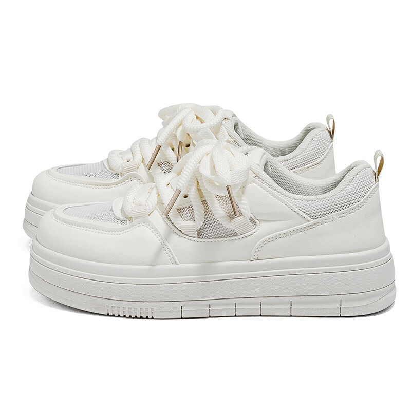 Кеды HUANQIU Skateboard Shoes Women's Low-Top White — фото 2