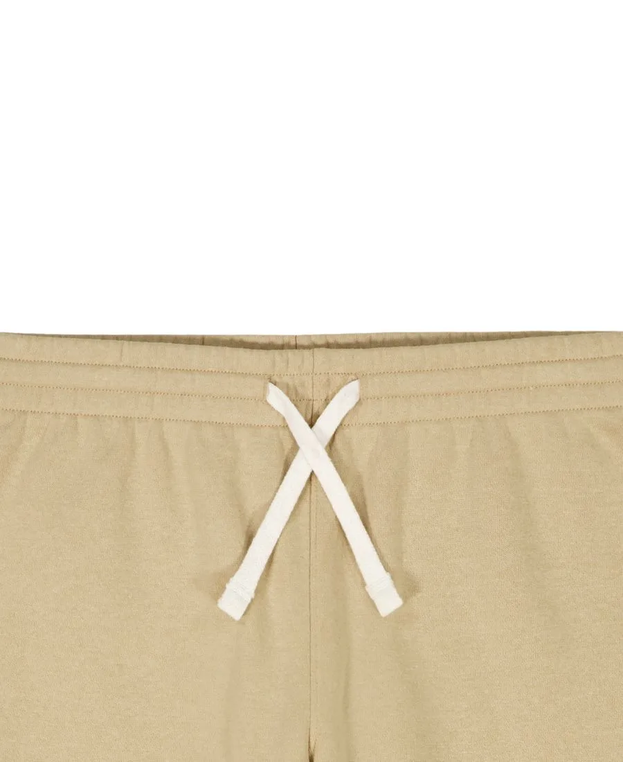 Детские шорты CK Graphic Knit Pull-On Shorts (размер 8-20) из трикотажа с графическим принтом Calvin Klein, белый pepper — фото 4