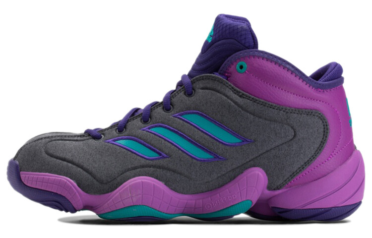 

Кроссовки для баскетбола Crazy 3 Vintage Men Mid Top Фиолетовый/Серый Adidas