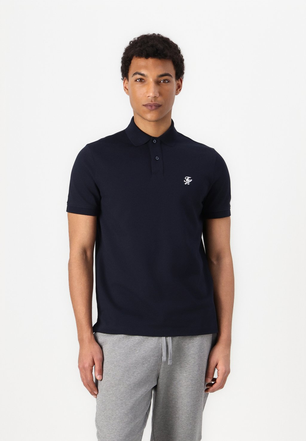 

Рубашка поло SCRIPT MONOGRAM Tommy Hilfiger, темно-синий