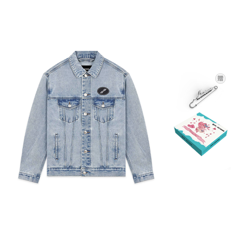 

Джинсовая куртка Ice Oversized WE11DONE, denim синий (valentine's day box edition)