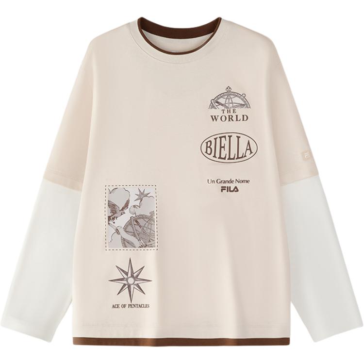 

FILA KIDS Футболка heather gray light khaki для подростков, Хаки, FILA KIDS Футболка heather gray light khaki для подростков